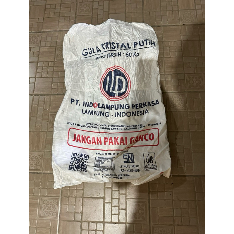 Goni Bekas Gula 50KG Goni Gula 50KG Uk 60x100cm Karung Goni 50Kg Karung Plastik 50Kg Goni Plastik 50
