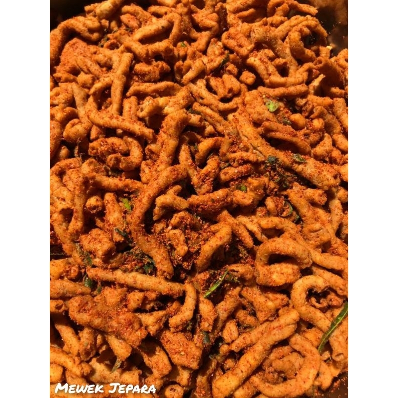 

Kripik Usus Pedas Jeruk 225gr