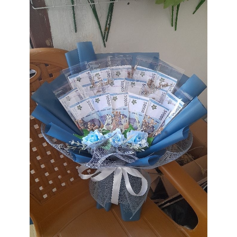 Buket Bunga Uang Mainan / Buket Bunga Wisuda