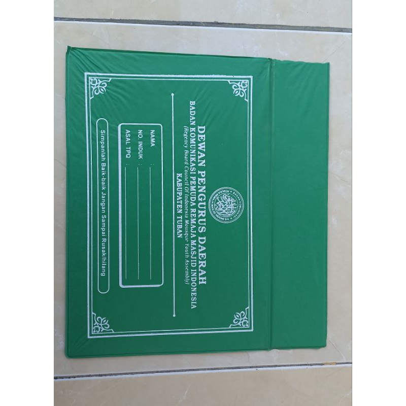 MAP IJAZAH / SABLON