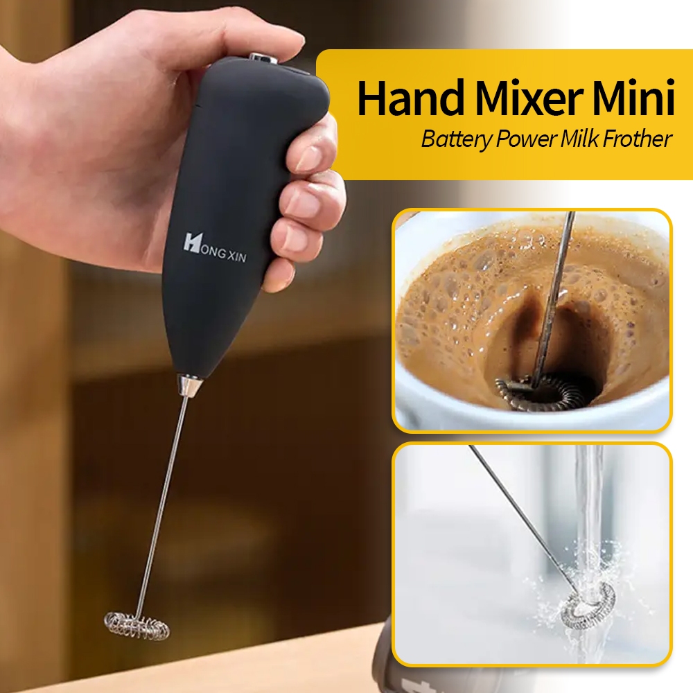 Pengocok Telur Susu Hand Mixer Mini Battery Power - HONGXIN