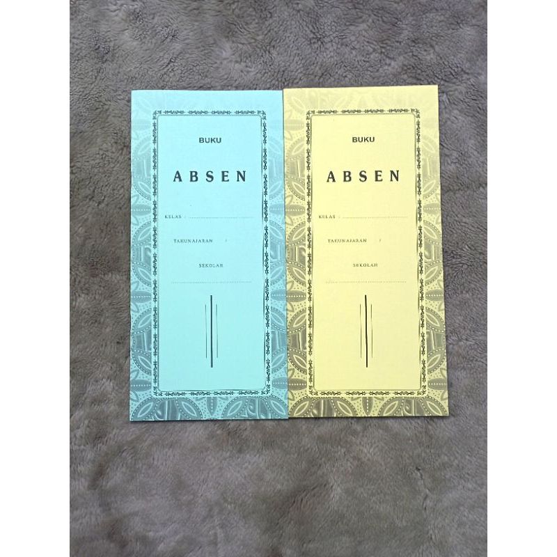 Buku Absensi Besar / Buku Absen Murid 52 kolom HARGA 1 BUKU