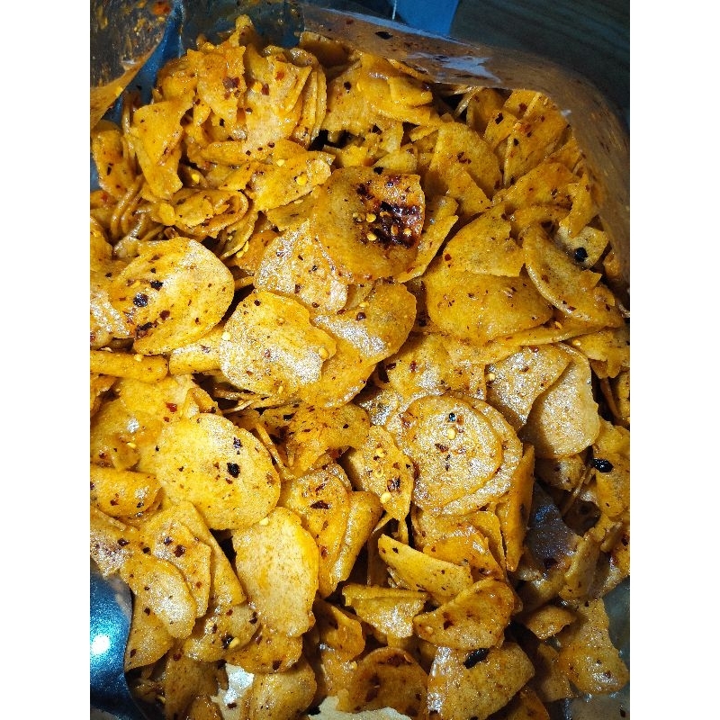 

MORING (cimol kering) - cemilan gurih pedas - cemilan renyah khas Garut