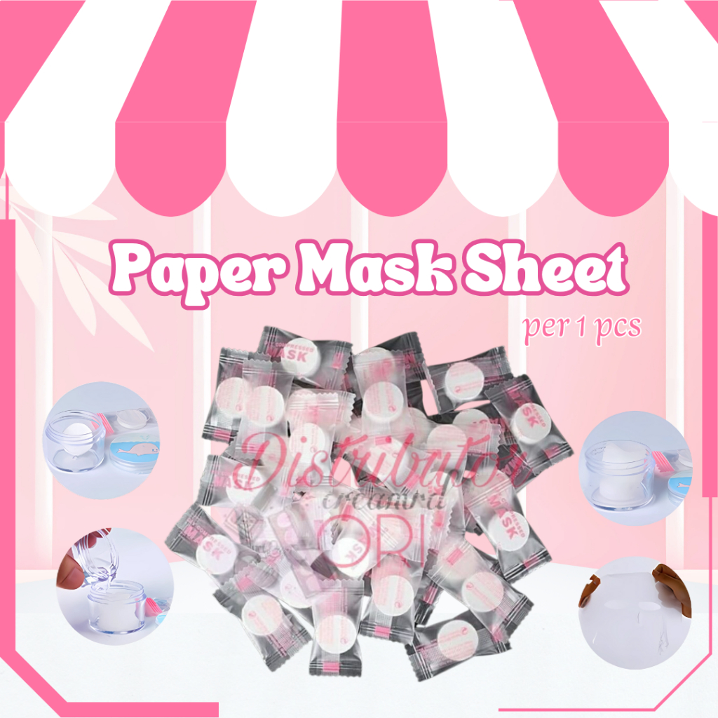 [SERBA SERIBU] Compressed Paper Mask Sheet / Tablet Mask / Masker Ajaib