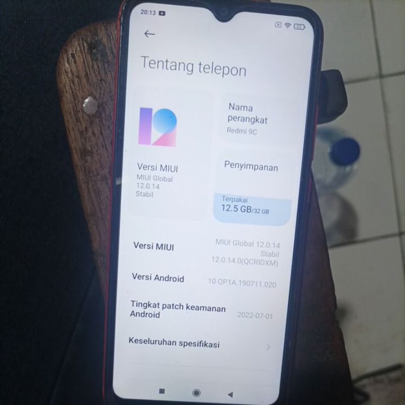 Xiaomi Redmi 9C RAM 3/ 32 GB Second Mulus