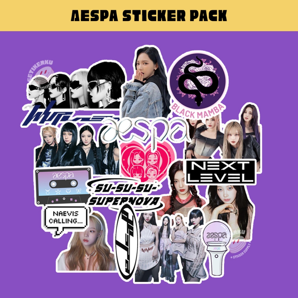 

Aespa Sticker Pack A6 (17pcs)