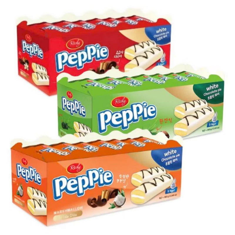 

PEPPIE RICHY CAKE TRAY 360G CHOCOLATE PIE 1 BOX ISI 20 PCS