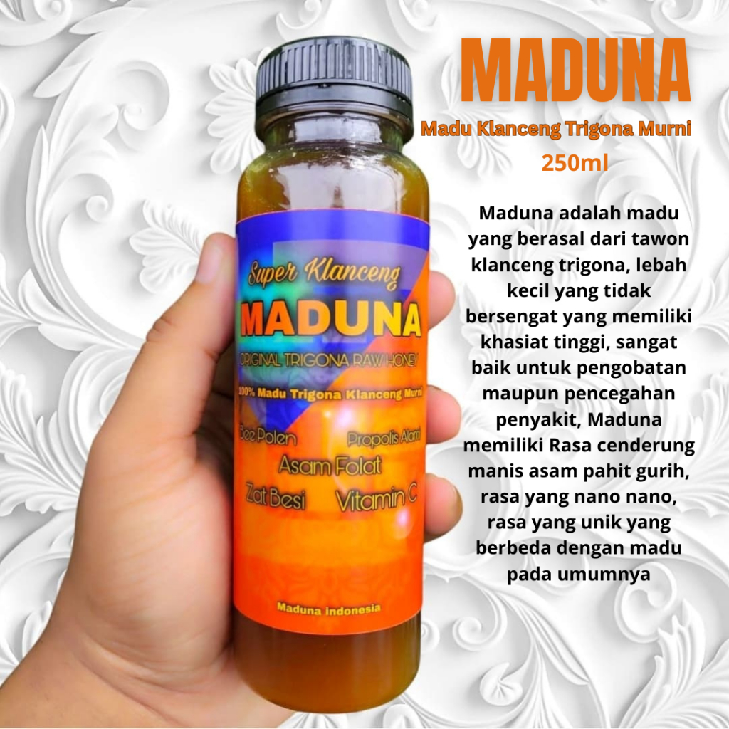 

Madu Klanceng hutan asli murni, MADUNA Super Klanceng 250ml