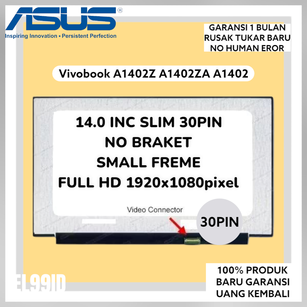 LCD LED Asus Vivobook A1402Z A1402ZA A1402