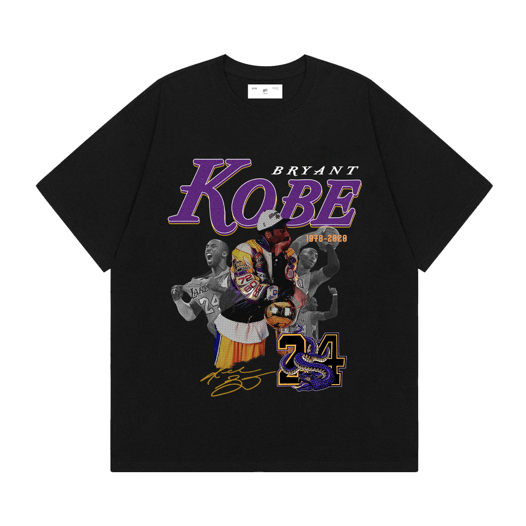 iiiH T-Shirt Kobe Bryant Black Tees / Kaos Kobe Bryant iiih T-Shirt Kobe Bryant Black Tees