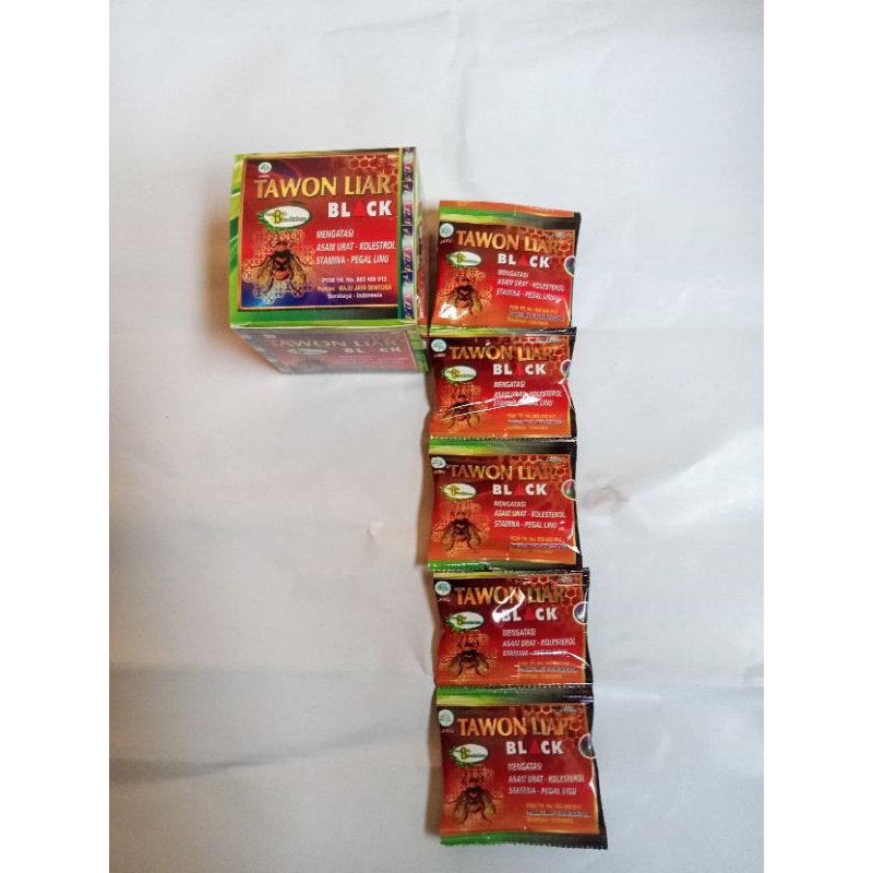 Jamu kapsul Tawon black mengatasi Asam urat kolesterol stamina pegal linu Mengobati Asem Urat Rheuma