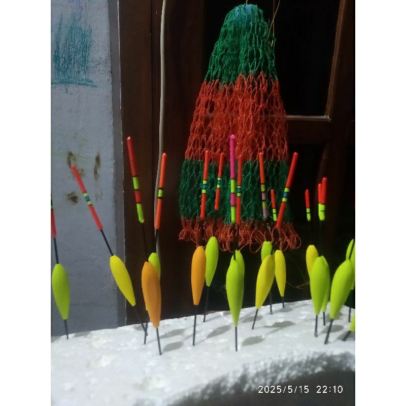 Pelambung Pancing Kambangan Kumbul busa sponge eva anti badai lilit benang ncp 12cm