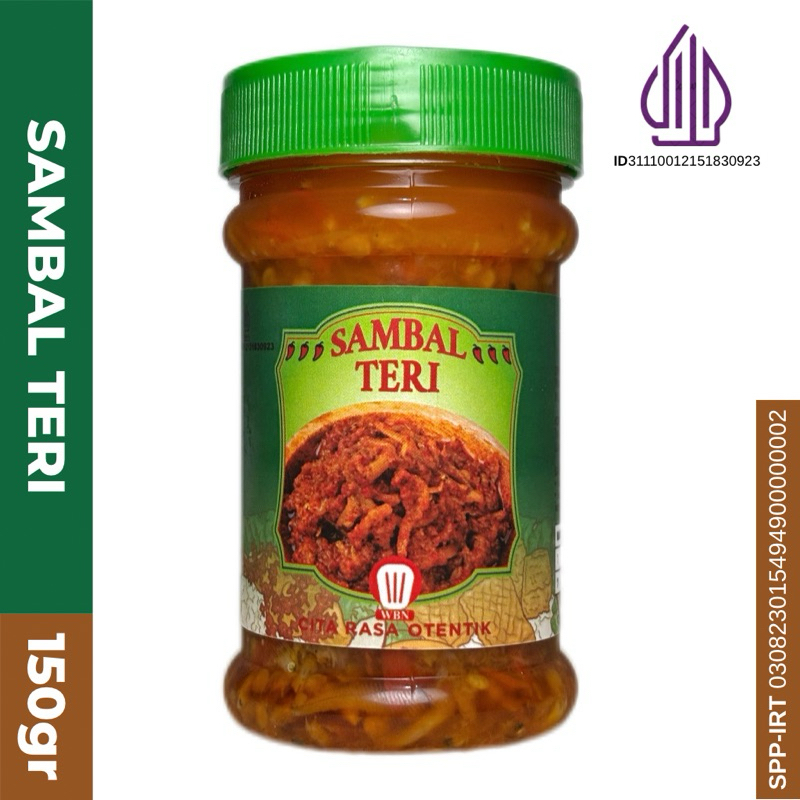 

Sambal Teri Kemasan 150gr Khas WBN