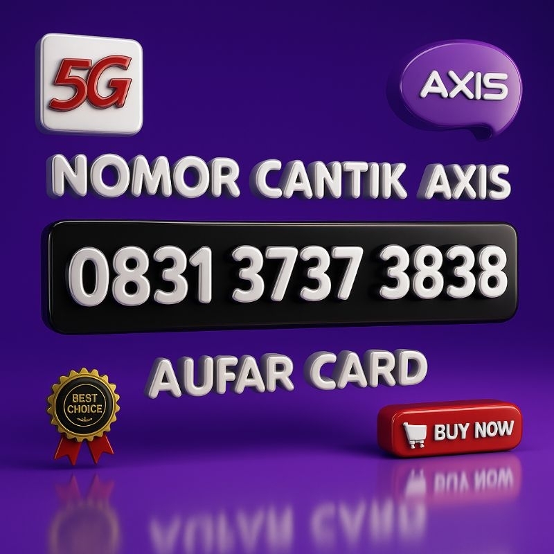 Nomor Cantik AXIS Super Hoki 3737 3838 seri Naik ABAB CDCD