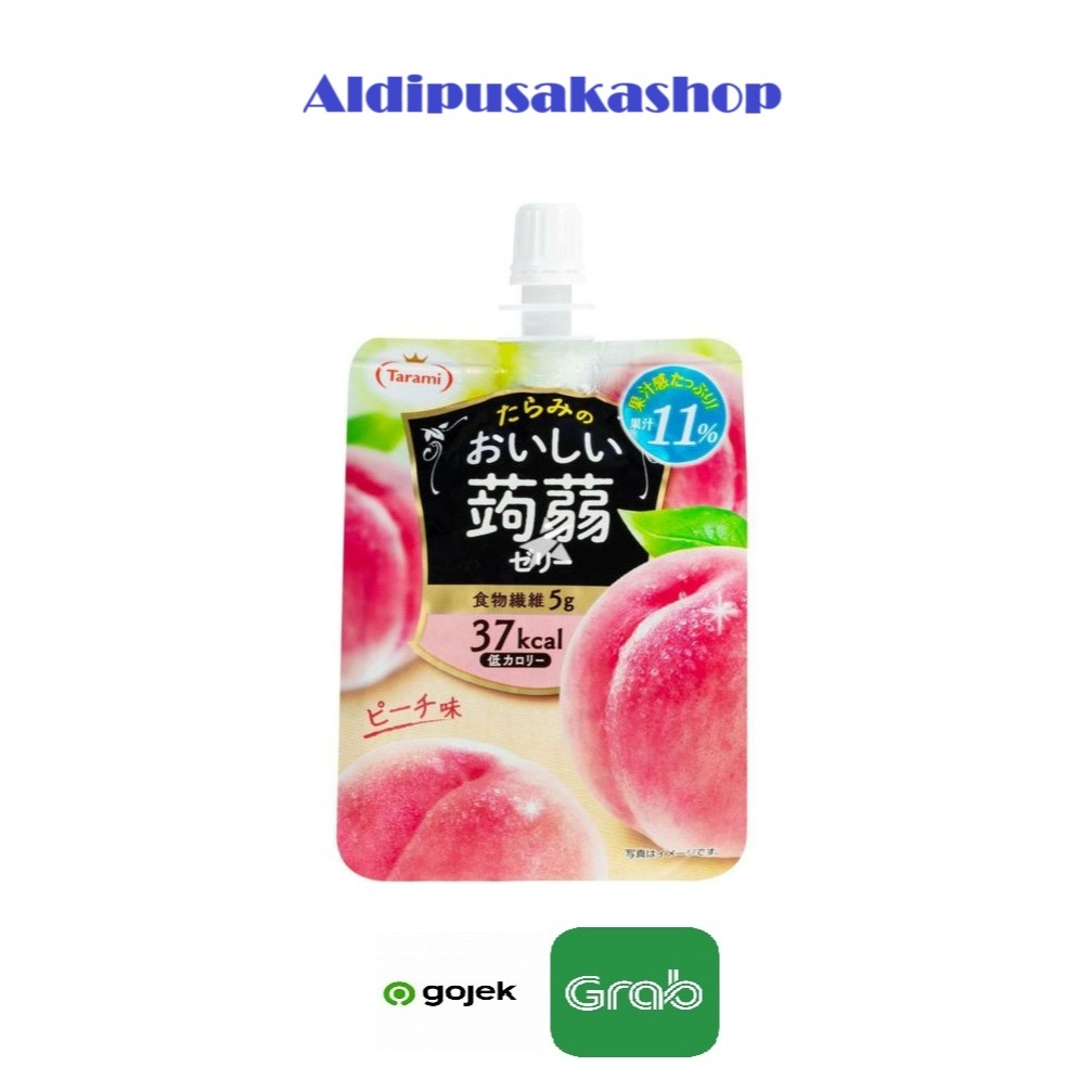

Tarami Oishi Konjac Jelly Peach 150g - Jelly Rasa Peach Made In Korea