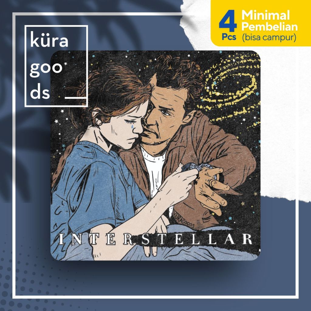 

Sticker Film INTERSTELLAR 2014 | Stiker Laptop Aesthetic Vinyl Fan Art Sci-Fi Sinema Movie Christopher Nolan