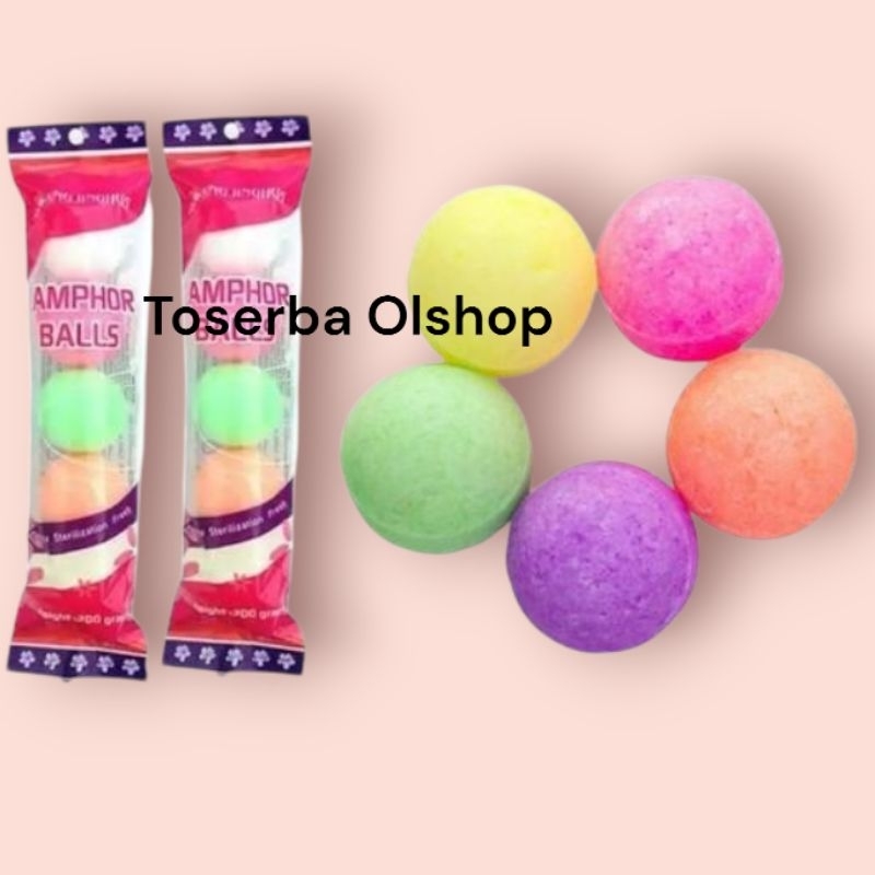 Kamper ball besar/jumbo / kapur barus besar bola (harga 1 pak 5 ball)