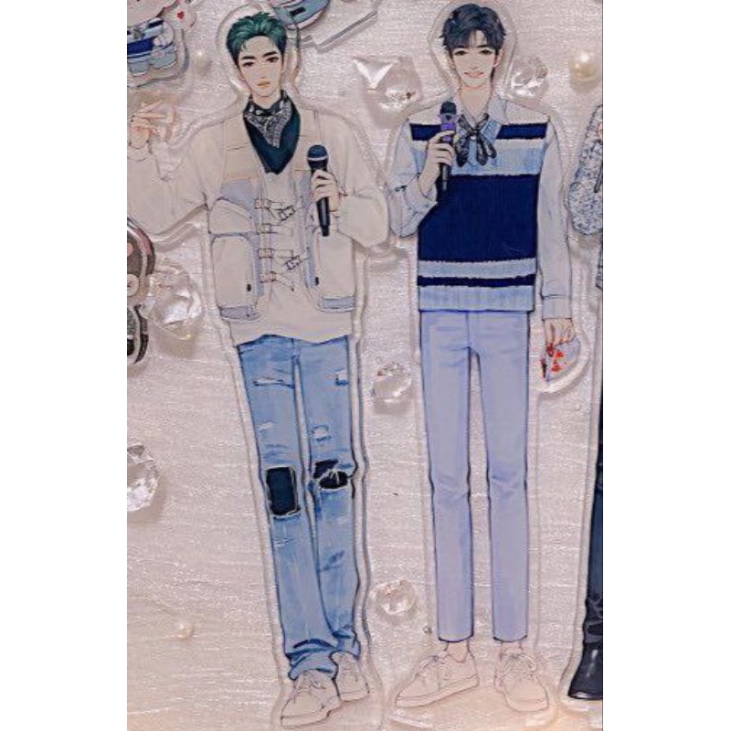 Bjyx Wang Yibo Xiao Zhan Acrylic Standee fanmerch