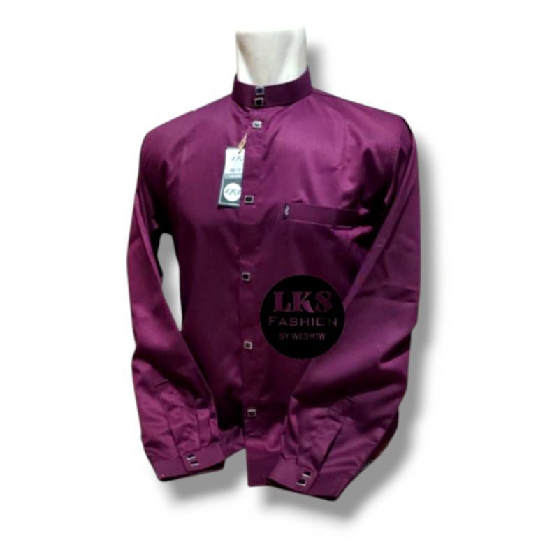 Baju Koko Kemeja Koko Pria Sultan Dewasa Panjang Toyobo Tebal Halus Nyaman Fashion Trand Putih