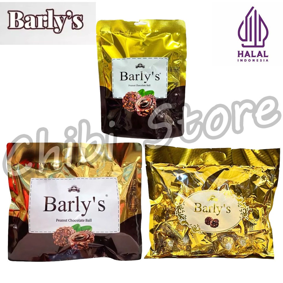 

Barly's Peanut Chocolate Ball Premium - Cokelat Bulat dilapisi Kacang Tanah - Wafer Coklat Imitasi dengan Kacang 65-221g