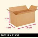 

Kardus Box Karton Polos 20x11x11 cm c flude 4mm BARU