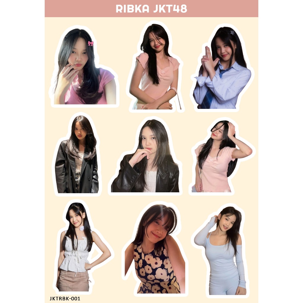 

RIBKA STIKER JKT 48 I STIKER JKT 48 I JKT 48 NEW ERA I STIKER RIBKA JKT48 I STIKER HOLOGRAM JKT48