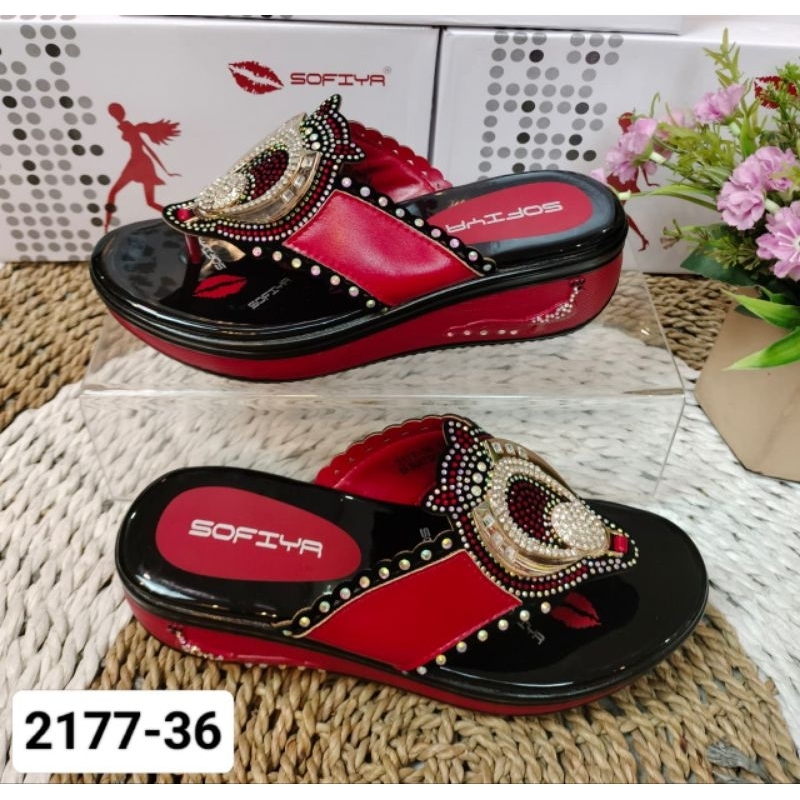 Sofiya Sandal Wedges Jepit Pesta 2177-36