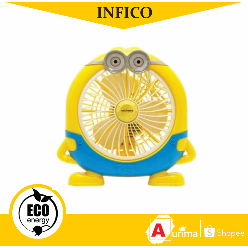 KIPAS ANGIN/KIPAS ANGIN KARAKTER INFICO 8" BERDIRI/ROTATIONFAN MIYOSHI / KIPAS ANGIN AC/KIPAS ANGIN 