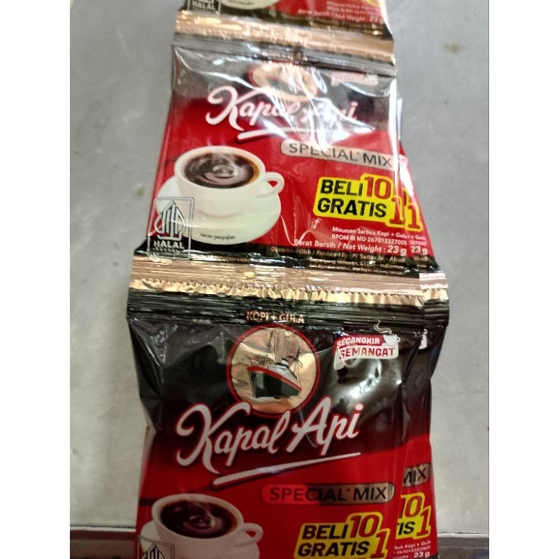 

kopi kapal api spesial mix isi 11 pcs