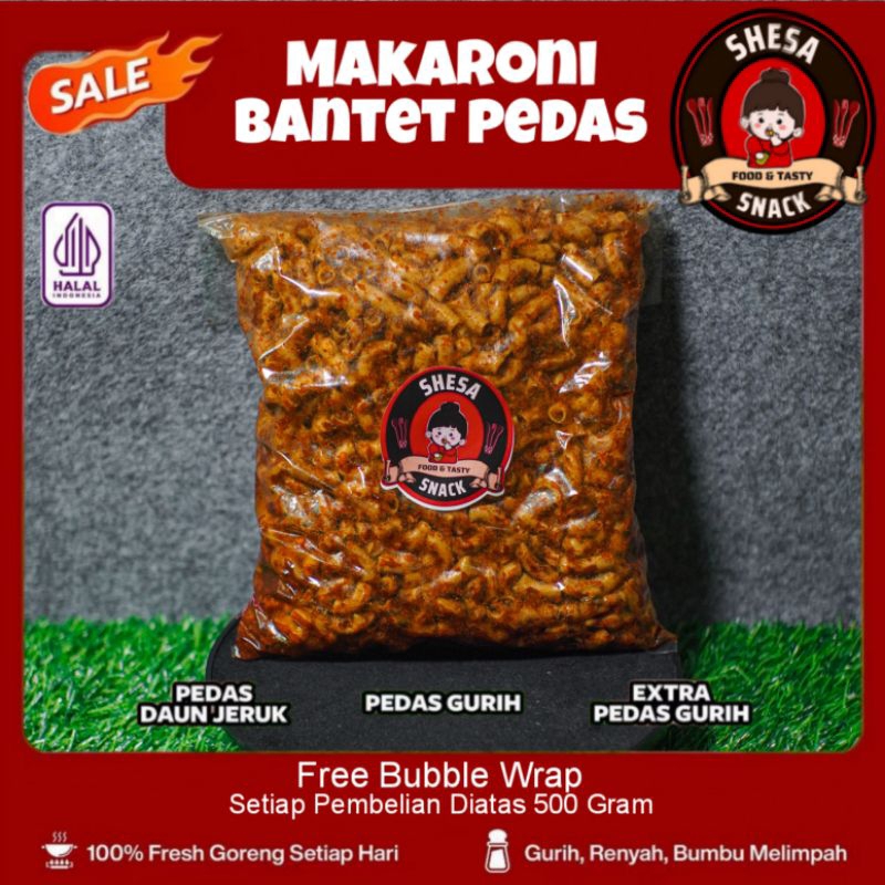 

1/4 MAKARONI BANTAT PEDAS GURIH EXTRA PEDAS GURIH BUMBU MELIMPAH