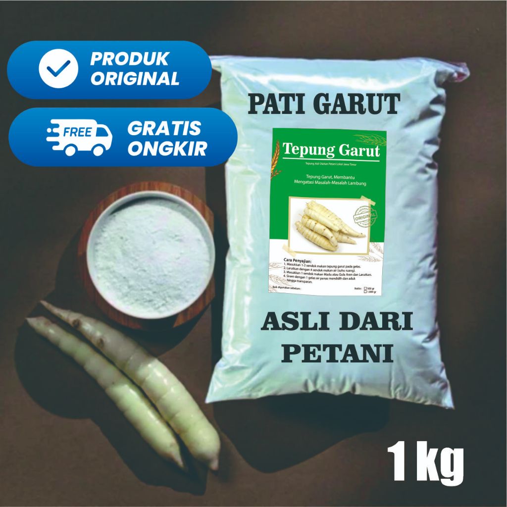 

Tepung Pati Garut Premium 500g Kg Tepung Garut Asli Obat Maag Asam Lambung