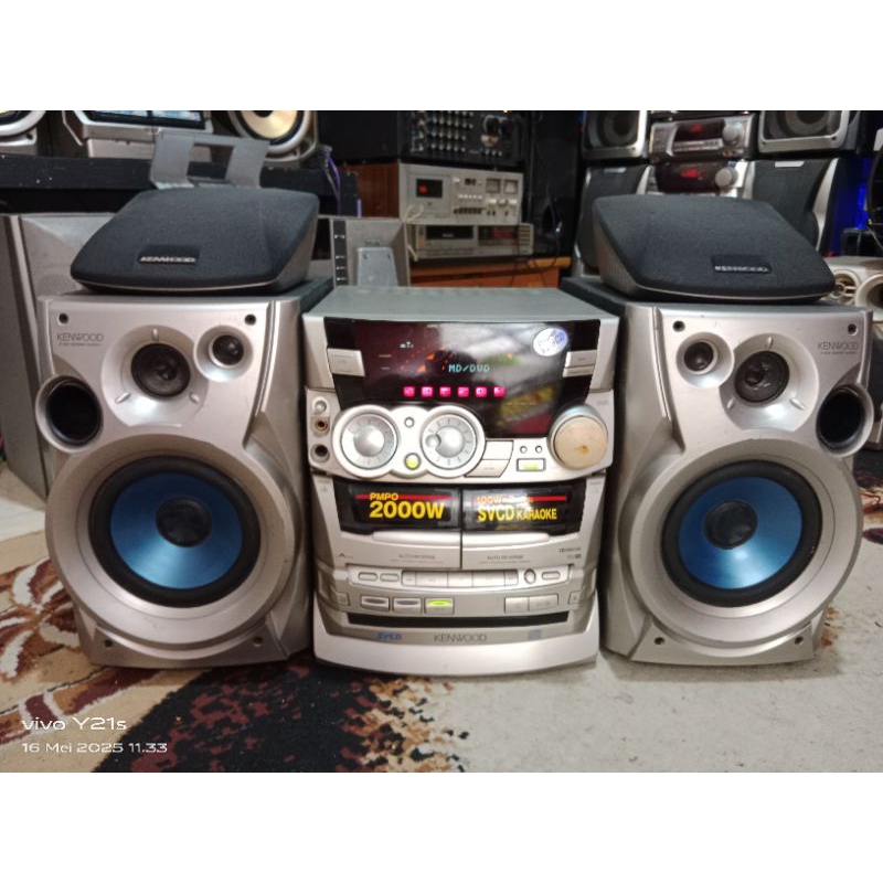 BIG COMPO KENWOOD XD-V626 SUPER BASS CLASSIC VINTAGE ELEGANT MEWAH