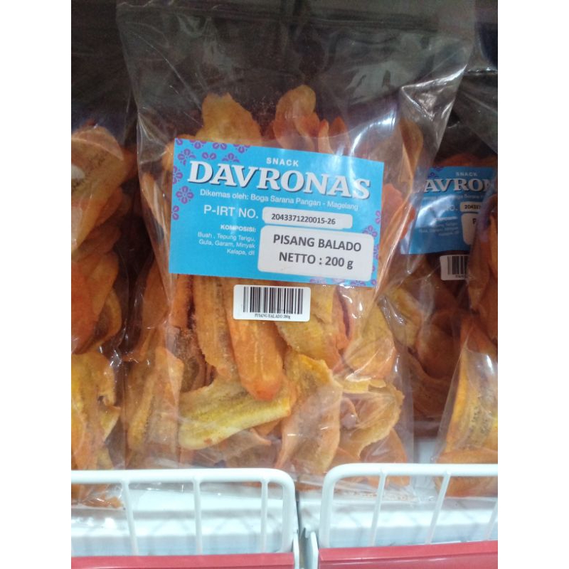 

Keripik Pisang Balado Davronas Khas Magelang