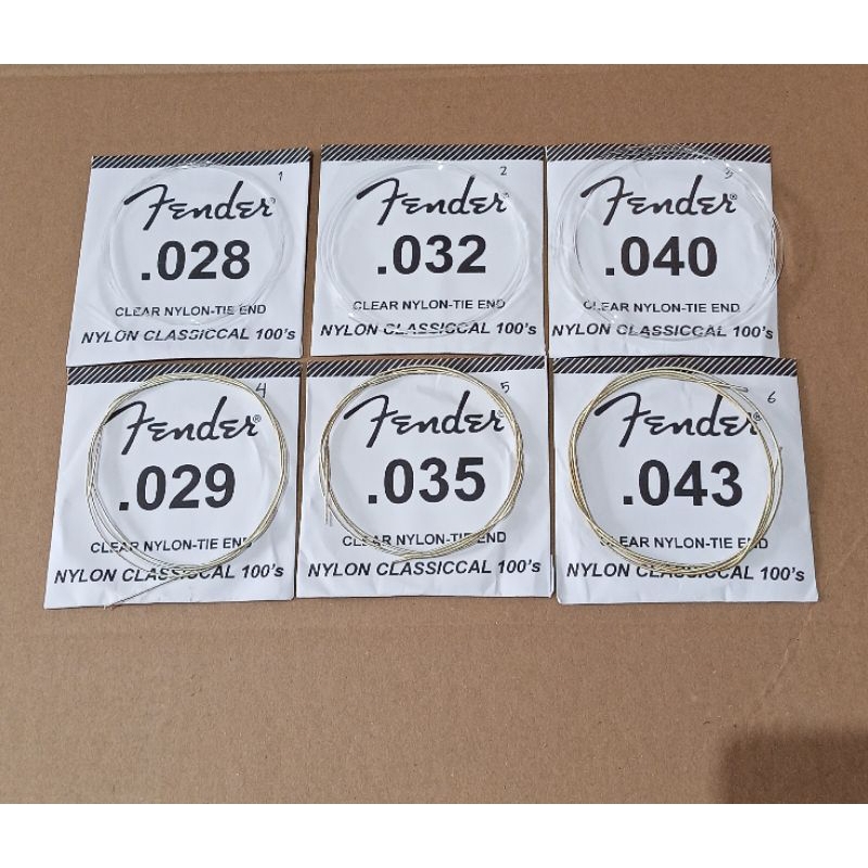 Senar Gitar Fender Nilon Eceran Satuan Senar Nylon