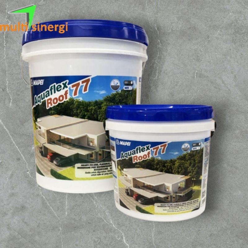 Mapei Aquaflex Roof 77 Waterproofing Akrilik 1 Komponen (abu-abu)