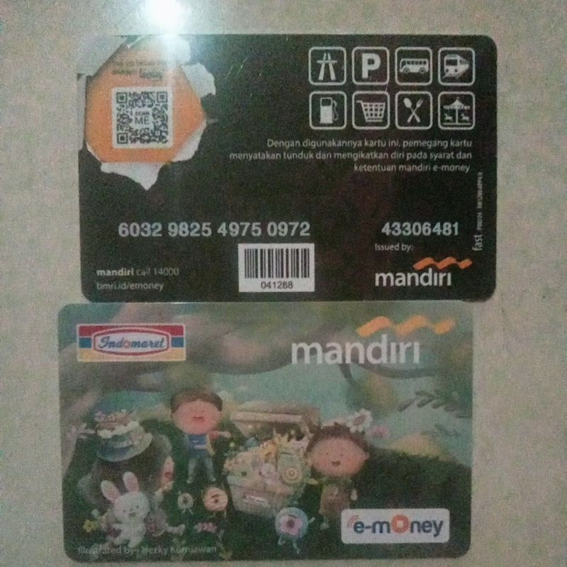 E money Card indomaret bank mandiri