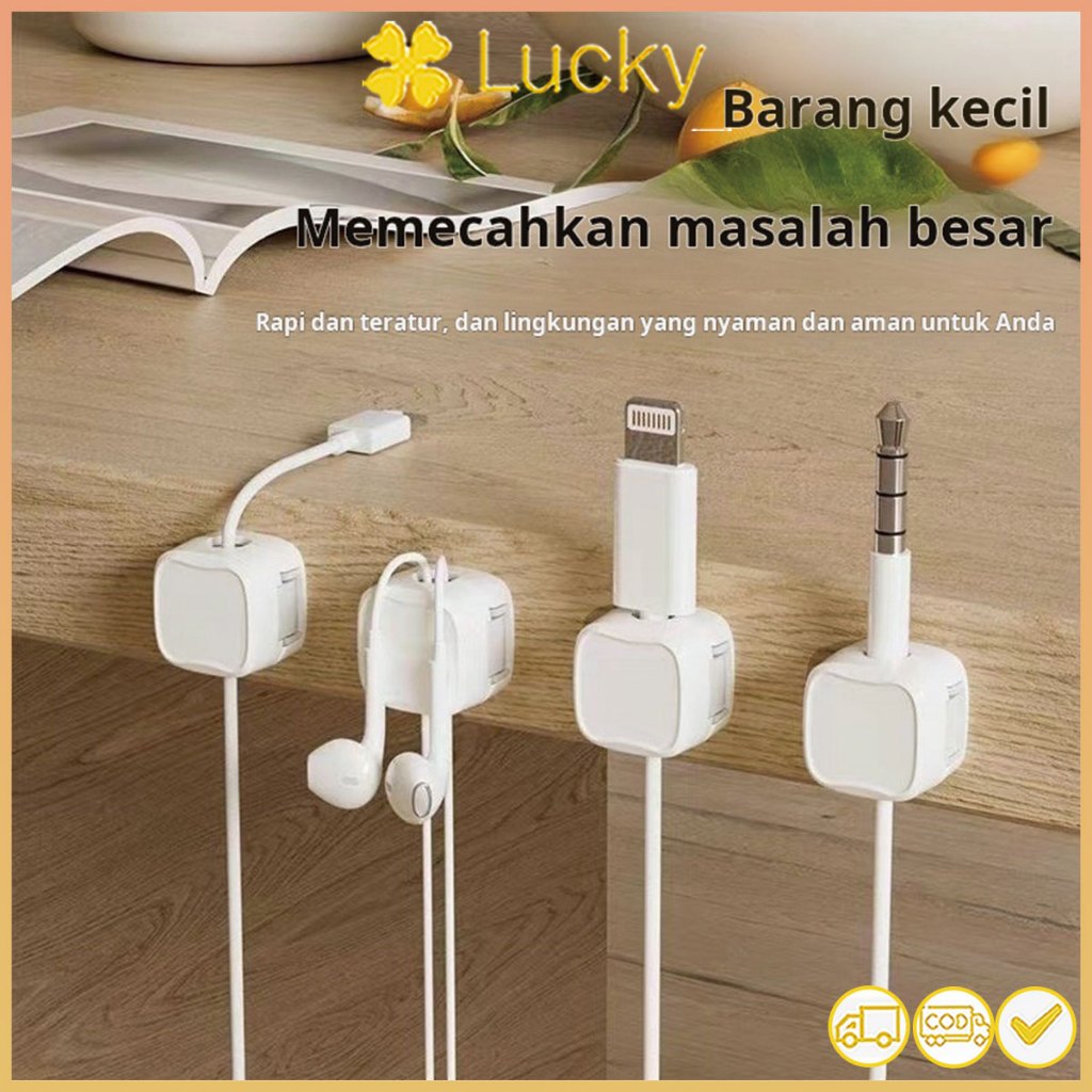 klip pemegang kabel pengatur kabel silikon klip manajemen kabel klip sistem penjepit silikon