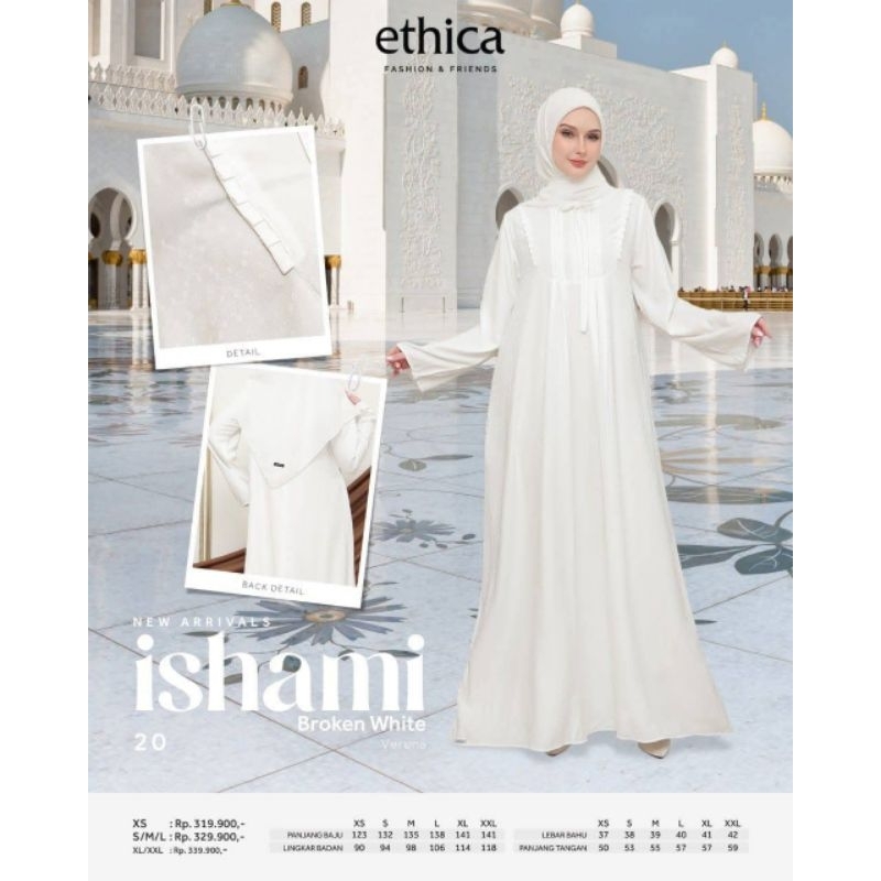 ISHAMI 20 WHITE/GAMIS ETHICA/GAMIS ETHICA PUTIH
