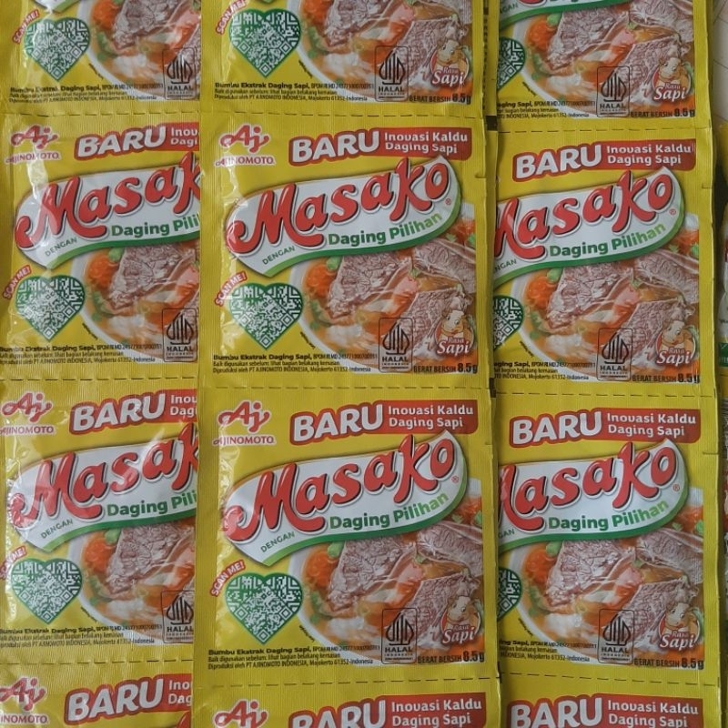 

Toko Alfan - Masako sapi 8.5 gram rentengan isi 24 pcs Masako sapi rentengan
