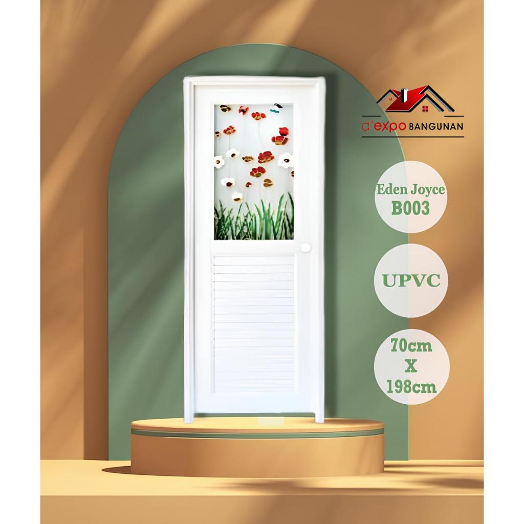 Pintu Kamar Mandi UPVC Eden Joyce B003 70x198