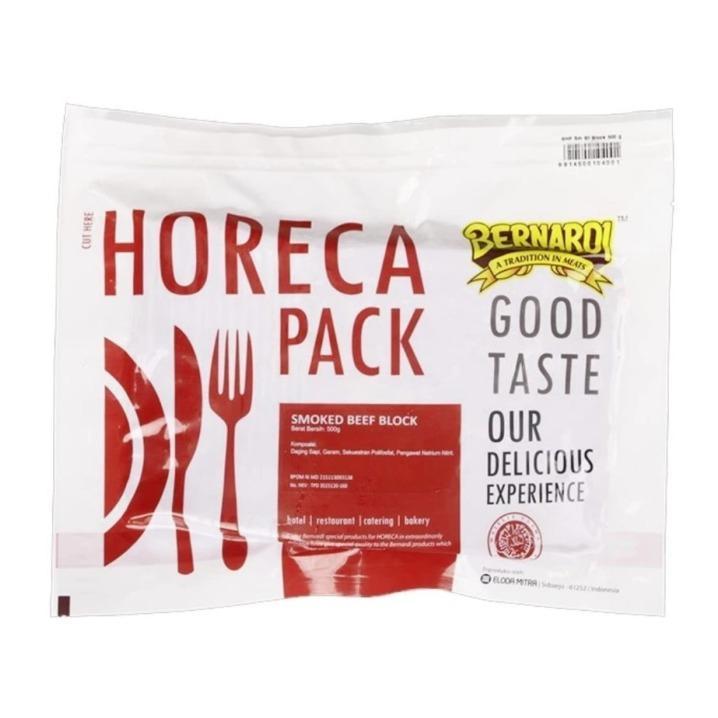 

BERNARDI Smoked Beef Kotak Block 500 Gram - Horeca Pack - GOSEND GRAB Only!!!