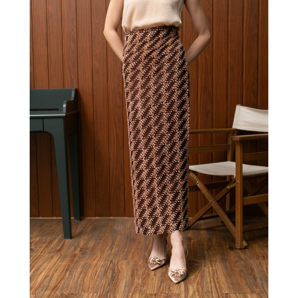 Amara Tenun Bulu Skirt - Rok Lilit Tenun Bulu - Wrapskirt
