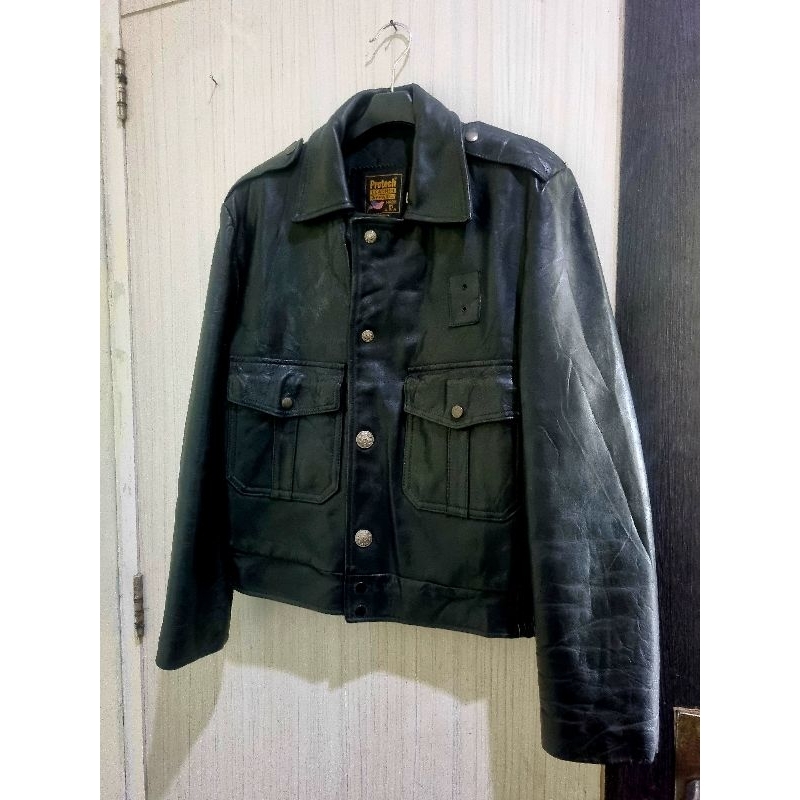 Jaket Kulit Kuda Police Chicago Horsehide like Schott RBC Vintage