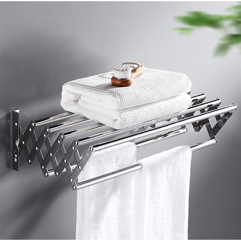 Rak Kamar Mandi Tempel Jemuran Handuk Rak Handuk Kamar Mandi Rak Serbaguna Kokoh Dan Kuat