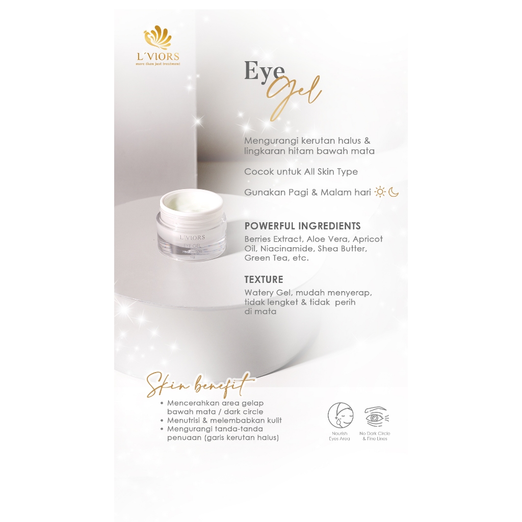 L'VIORS Eye Gel (LVIORS Cream Mata 10g)