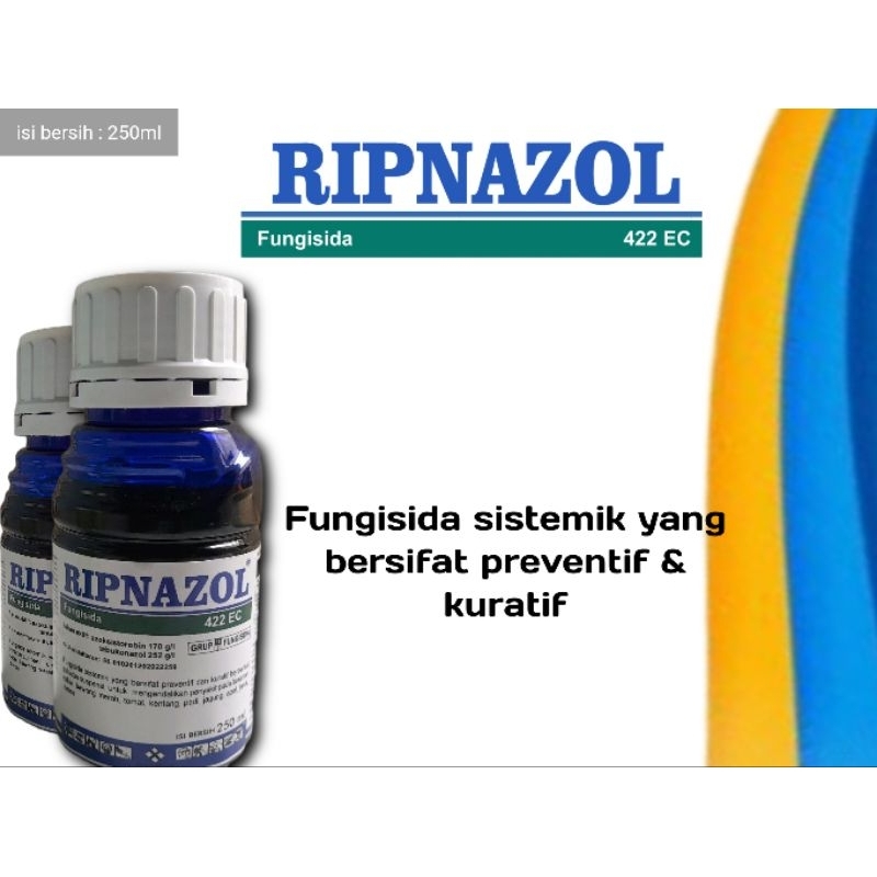RIPNAZOL FUNGISIDA 422EC BERBAHAN AKTIF AZOKSISTROBIN&TEBUKONAZOL BERSIFAT PREVENTIF DAN KURATIF