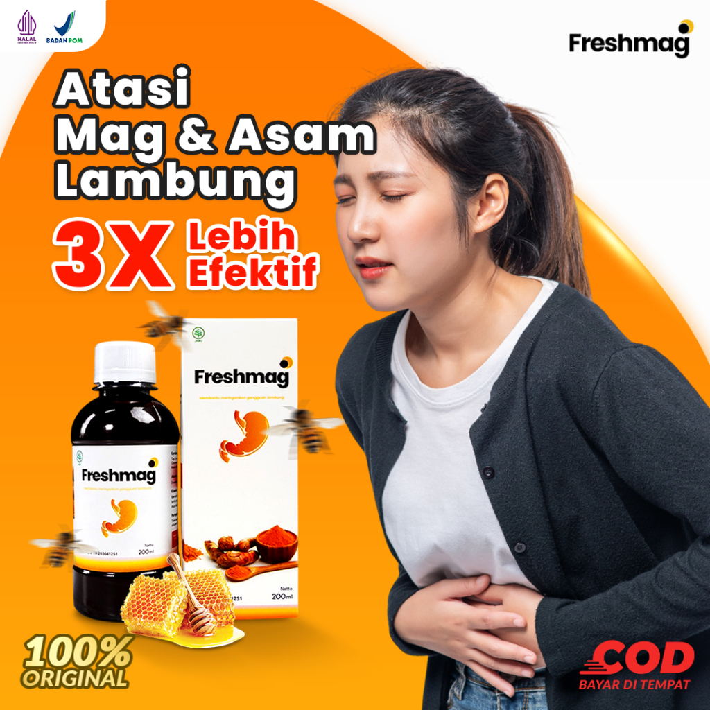 

FRESHMAG- Madu Hutan Freshmag Atasi Masalah Lambung Gerd Maag Asam Lambung 100% Original