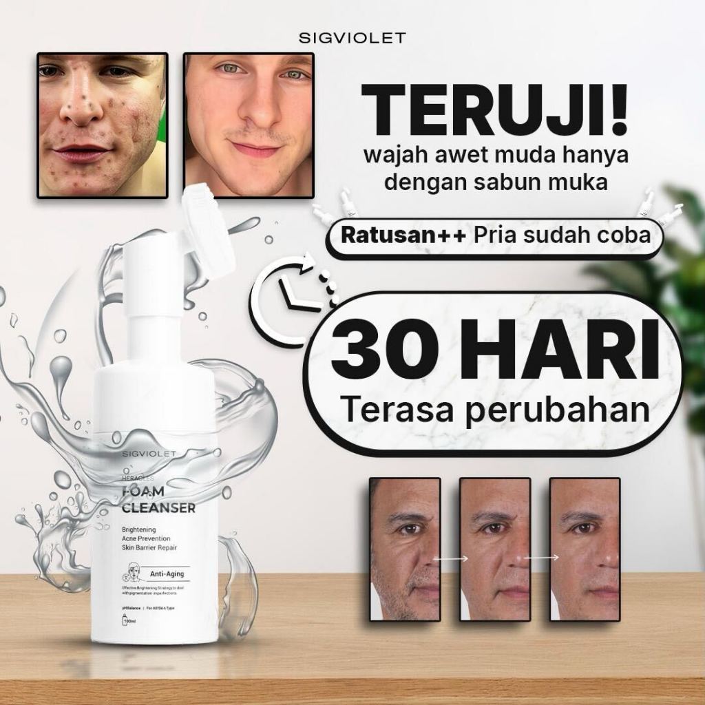 FOAM CLEANSER - Sviolet Heracles Foam Cleanser