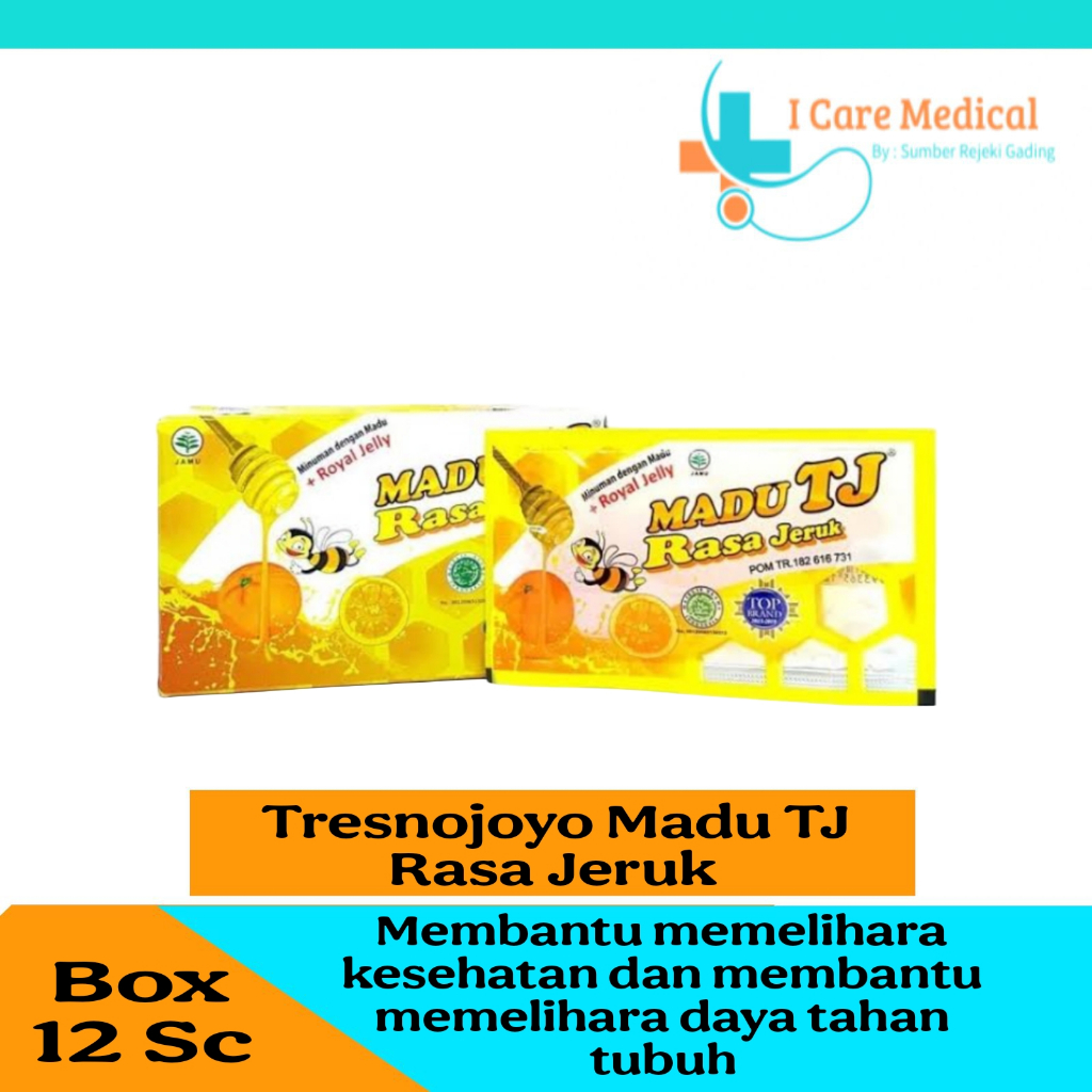 

Madu TJ Sachet Rasa Jeruk | Madu Tresno Joyo Per Box 12 Sachet