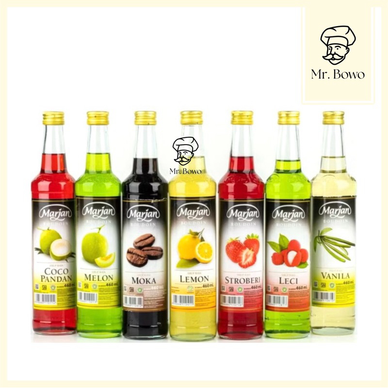 

Marjan Sirup Boudoin (11 Varian Rasa) (460ml)